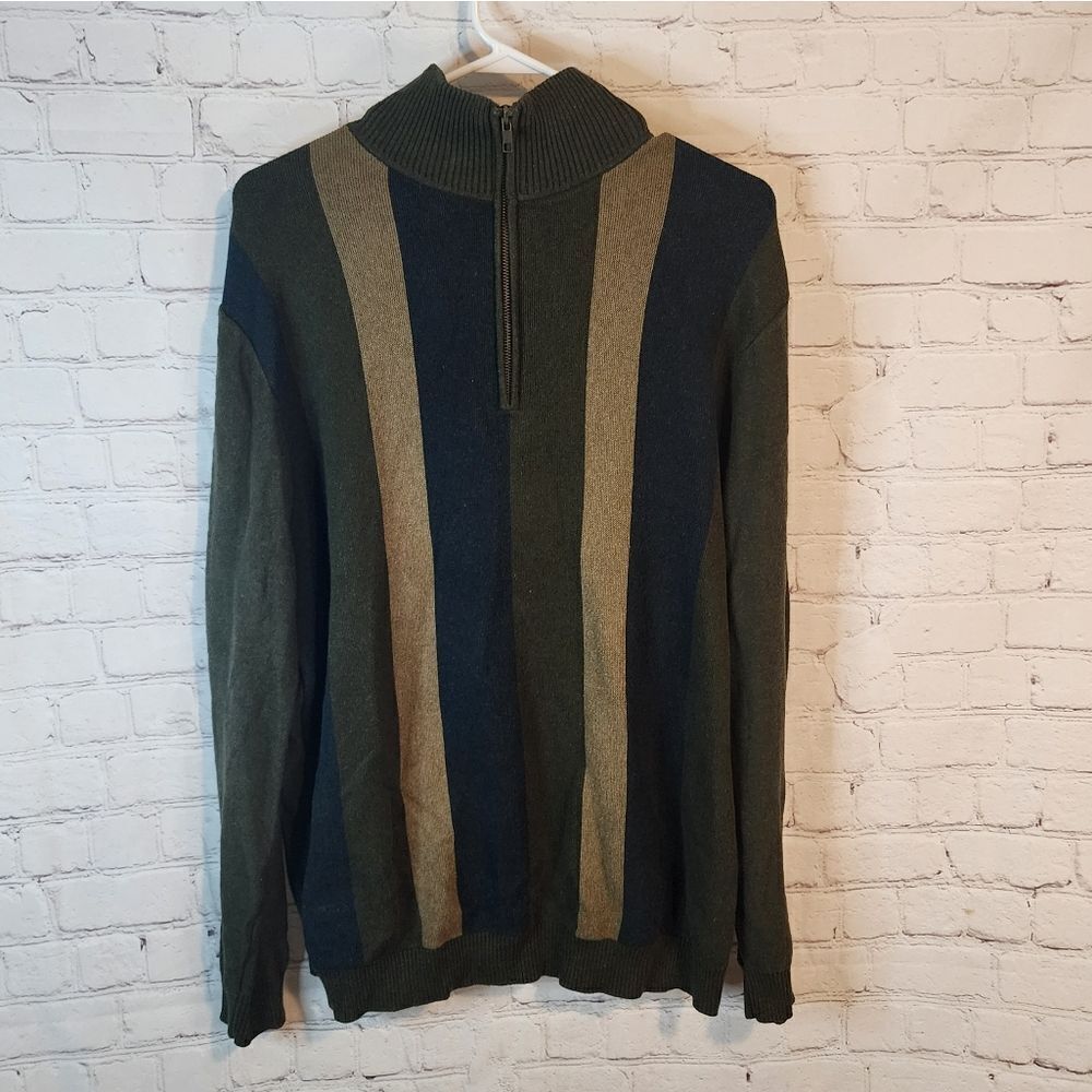 Men's Gap turtle neck zip-up fleece sweater, size XL